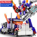 Transformers 5 Model Robot Sky Warrior/Wasp Warrior  Car Robot Toy Optimus Prime/Bumblebee. 