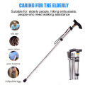 4-sections Folding Walking Stick For The Blind People / Foldable Walking Stick Adjustable Lightweight Easy Folding Collapsible Cane Best. 