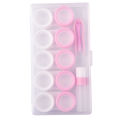 Bag Soak Lovely Storage Case Container Clear Small Portable Contact Lens Box. 