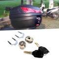 2x Tour Pack Pak Locks Hardware for Motorbike Rear Trunk Convenient Installation Universal Replaces. 