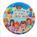 Mix Cartoon Theme Disposible Plate 10 Pcs Set. 