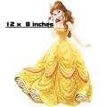 Size: 12 x 8 inches - cute Princess Cartoon Kids wall stickers for girls, home , decor, decoration - miracle splash- printed. 