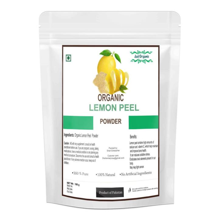 Organic Lemon Peel Powder 200 gm