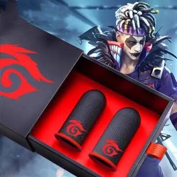 High Quality Finger Sleeves For Free Fire Gaming With Garena Logo (1 Pair) For Smooth Gaming