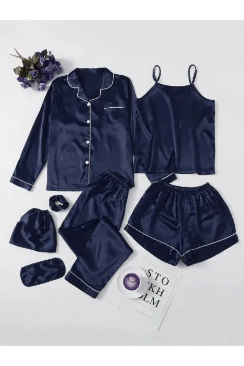 Valerie%20nightwear%20Sleepwear%20for%20Women%20Sexy%20Silk%20Pajamas%20Set%20Satin%20Cami%20Pjs%20Set%207pcs%20Loungewear%20Camisole%20Nightwear%20Wife%20Gift%20-%20Image%203