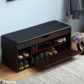 Premium Quality Entrance Wooden Shoes organizer Shoes Rack with Seat Cushion. 
