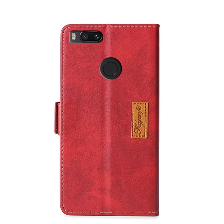 For%20Xiaomi%20Mi%205X%20/%20A1%20Retro%20Texture%20Contrast%20Color%20Side%20Buckle%20Horizontal%20Flip%20Leather%20Case%20with%20Holder%20&%20Card%20Slots%20&%20Wallet%20-%20Image%203