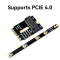M.2 Wifi Adapter M.2 Wifi to Nvme SSD Adapter PCIe4.0 to M2 NGFF Key A+E Wifi Card Raiser for WiFi/WWAN/LTE Module. 