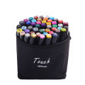 Tik Tok TOUCH Double Ended Marker Stationery Set 48/80 Color Student Animation Hand Drawn Design Pen Art. 
