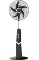 WEGO AC/DC 16 inch Rechargeable Fan with Light, Adjustable Stand & Remote Control. 