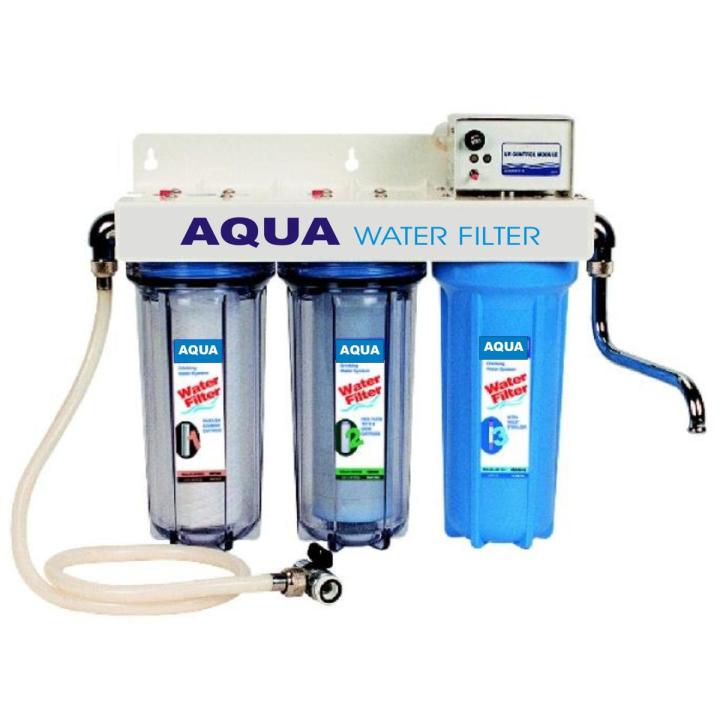 Aqua Safe Water Filter 3 Stages water Filtration Light for bacteria/germs Clean and Pure Drinking Water