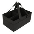 Baby Diaper Caddy Organizer Large Sturdy and Foldable Toy Storage Bin of Ideal Size with Strong Dividers and Even Stronger Base - Storage Container with Handles for Travel. 