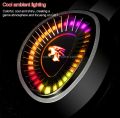 Gaming Headphone Headset Original RGB Lighting Thunder V1000 Super High Beats Bass Dual 3.5mm Plug Interface with Microphone HD Music Video 3D Sound Fancy Stylish Smart Mobile Desktop Laptop PC. 