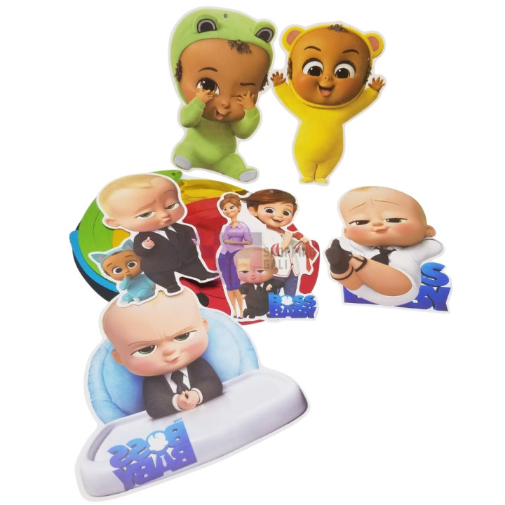 Boss Baby Spiral Set - Streamers - Boss Baby Themed Party - Multicolor - Boys - Pack Of 12