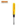 2-way screwdriver 6mm slotted Phillips screwdriver double head cross    flat screwdriver repair tool short handle screwdrivers   Screw Driver Slotted CRV 6mm - + 2way 2in1. 