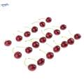 Simulation Fruit Cherry Artificial Fruit Cherries Hand Made Fruit Decorations 20. 