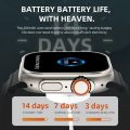 New HW ULTRA 2 CALL AMOLED 4G , 5G Sim Watch With Dual Camera NFC  Waterproof Health Monitor Android For Men Woman Smart watch. 