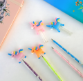 Pack of 4 Rainbow Unicorn Pencil available in  colors For Kids - School office Stationery Gifts | Cute stationary items for girls. 