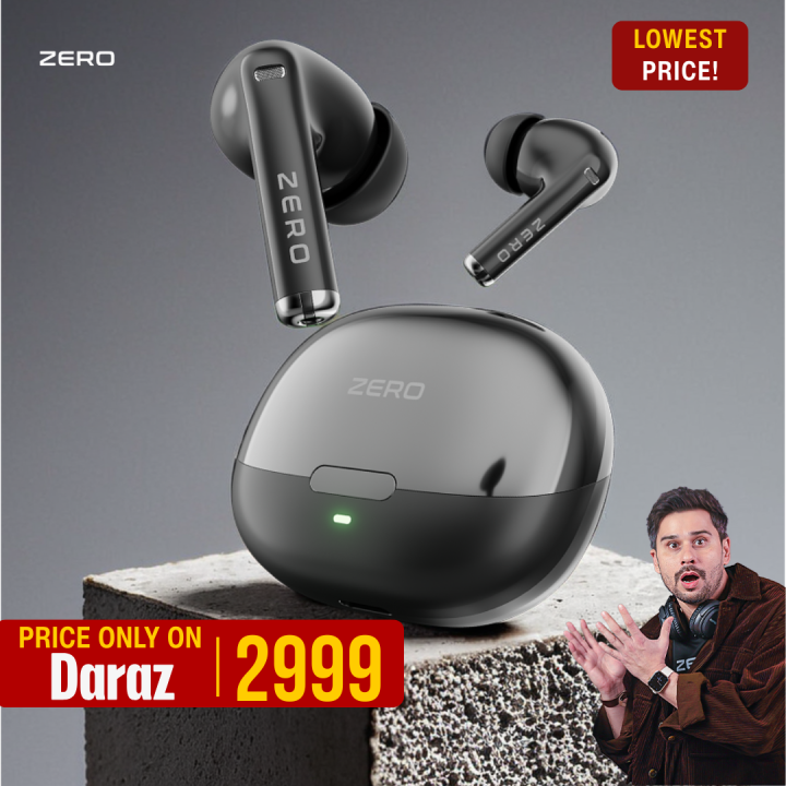 Zero® Evo Wireless Earbuds | 10mm Base Driver Earbuds  | Dual Mic  | Bluetooth Earbuds for Calling | Bluetooth Earbuds | Best Earbuds for Men and Women