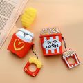 Wireless Earphones Shockproof Chips Popcorn Silicone Protective Case for Apple AirPods 1 / 2. 