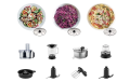 Kenwood Fdm307Ss Full Size Food Processor, 800 Watt With Grinder - Black Silver (International Warranty). 