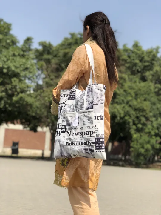 Digital%20Print%20Tote%20Bag%20-%20Newspaper%20Hand%20Made%20Women's%20Bag%20for%20Laptop%20&%20Books%20with%20large%20capacity%20%20%20Shoulder%20Bag%20,%20laptop%20bag,%20University%20bag%20,%20Female%20handbag%20,%20Shopping%20bag%20with%20pocket%20inside%20and%20Front%20side%20%20Special%20for%20college%20,university%20&%20office%20-%20Image%207
