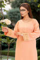 Saya Stitched 2 Piece For Women and Girls - Solid Embroidered Slub Viscose (Shirt/Trouser) -Designcode: WP2S-397. 