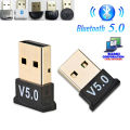 USB Bluetooth Dongle 5.0 with Drivers CD Wireless Mini Dongle Adapter Bluetooth Adapter for Computer Laptop/Pc/Tablet Connect your Laptop / Computer to Speaker, Airpod, Headphone etc -Wireless devices such as keyboard, mouse, speakers, headsets, printers,. 