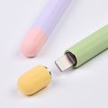 2 PCS Pencil Case Double-Spell Silicone Pencil Case for Pencil 1St Generation Pen Cover. 