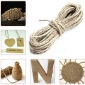50M Wrap Gift Hemp Rope Ribbon Twine Rope Cord String Ball Natural Pack of 2. 
