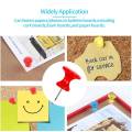 Giant Push Pins 200-Pack Large Thumbtacks for Cork Board in Board with Plastic Case. 