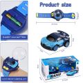 Mini Watch Remote Control Car 2.4GHz Rechargeable Car - Adjustable Strap - USB Charging Mini Wireless Watch - Assorted Color. 