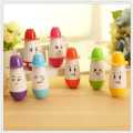 01PC Korean Creative Stationery Smiley Face Retractable Ballpoint Fridge Magnet gel Pen Cute Cartoon Hat Pill Pen Novelty Pens for Writing. 