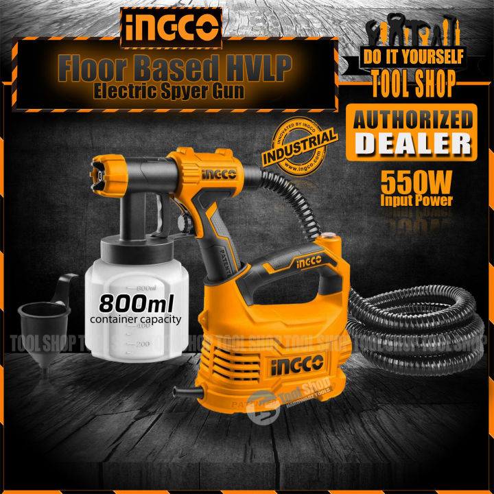 INGCO Floor Based HVLP Electric Spray Machine 550w - New improvement By Ingco