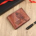 PU Mens Sports Theme Bifold Wallet Fashion Choice for Retired Men Great Gift for Him Rugby Fan. 