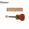 Baoer Color Coded Ukulele Fretboard Note Chart, Learn Guitar And Music Theory, Ukulele Chord Chart For All Levels Boys Girls. 