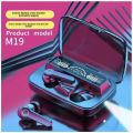 Original M90 TWS Wireless Earbuds Touch Control 5.3 Headset Waterproof 9D Hifi Quality Earphone Stereo Sports Headphones With Microphone Gaming Buds with Power Bank. 