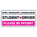 Student Driver Sticker Removable No Paint Damage - Non Magnetic Stickers for Car Windows Student Driver Signs f. 