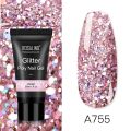 ROSALIND Glitter Extension Gel 30ml Glitter Diamond Nail Builder for Nail Art, Nail Thickening Poly Nail Gel Tube Need UV Lamp. 