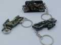1Pcs Metal Stylish Bike Shape Design Key Chain Motor Car Key Ring - Black. 