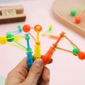 1/3/5Pcs Plastic Touch Balls Click Clacker Ball Toy Hand Shaking Double Balls Kids Novelty Stress Reliever Toys Party Favor Gift. 