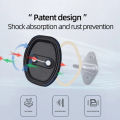 4pcs Silicone Car Door Lock Buckle Anti-collision Protective Cover Accessories. 