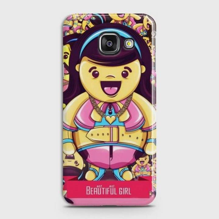 Samsung A3 2016 (A310) Cover - SkinLee HQ Hard Case - Choco Toy Beautiful Girl - SKINLEE-365-1-237-32