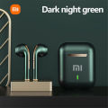 【COD+Ready Stock + FREE Shipping 】 XIAOMI J18 Wireless Earphones Bluetooth Touch Operate Headphones True Stereo Sport Game TWS Earbuds. 