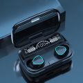 Latest High Quality ORIGNAL M10 & Airpods PRO  Air buds Wireless Bluetooth EarBuds Stereo Earphones with Power bank Bluetooth Ear phone Ear Buds Airdots Premium Quality For All Smart Phones & Gaming Mode. 