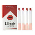 HNADAIYAN 4 Pcs Little Small Smoke Tube Cigarettes Lipstick Lip Gloss Lipstick Matte Lipstick Set Long Lasting 24 Hours. 