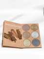 Makeup city POA color board Professional make-up set eyeshadow blush highlight contour eyebrow powder 4 in 1 super  book. 