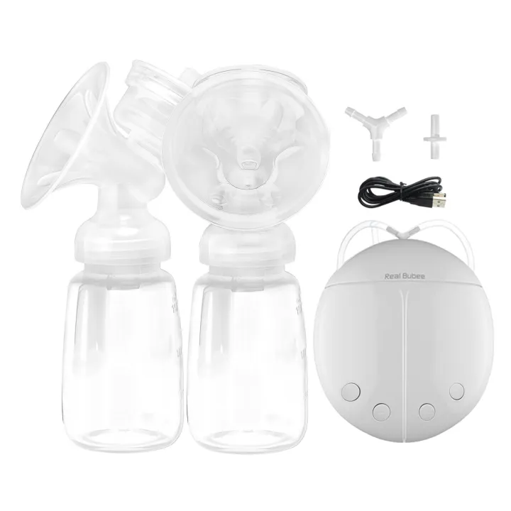 Portable%20Electric%20Breast%20Pump%20BPA%20Free%20PP%20Fast%20Sucking%20Dual%20Breastfeeding%20Pump%20w/Milk%20Bottles%20-%20Image%208
