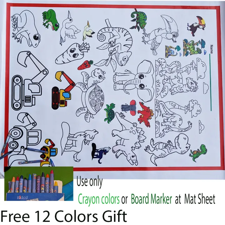 Kids%20Colouring%20Mat%20Sheet,%20Reusable%20Coloring%20Sheet%20With%2012%20Crayon%20Colors%20Gift%20Pack,%20Reusable%20Children%20Drawing%20roll%20Sheet%2030x%2024%20inches.%20-%20Image%204
