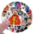 10/50Pcs Singer Drake Graffiti Stickers Phone Guitar Laptop Notebook Suitcase Cup Waterproof Sticker Decals Kids Toy. 